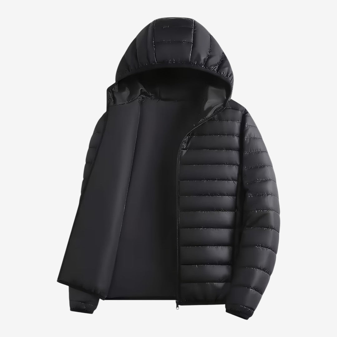 Herren Steppjacke mit Kapuze