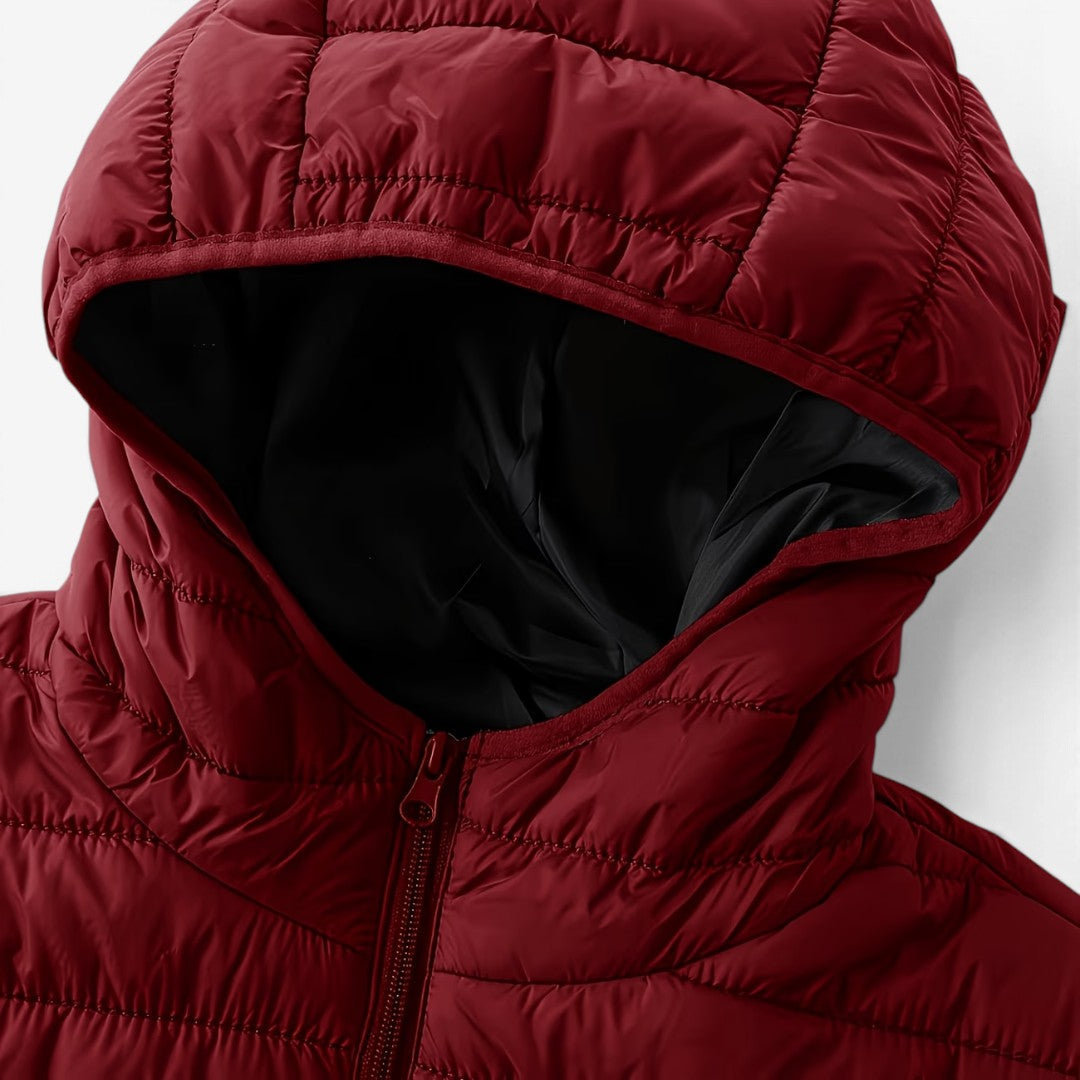 Herren Steppjacke mit Kapuze