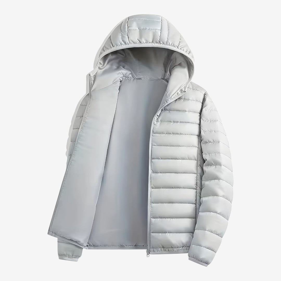 Herren Steppjacke mit Kapuze