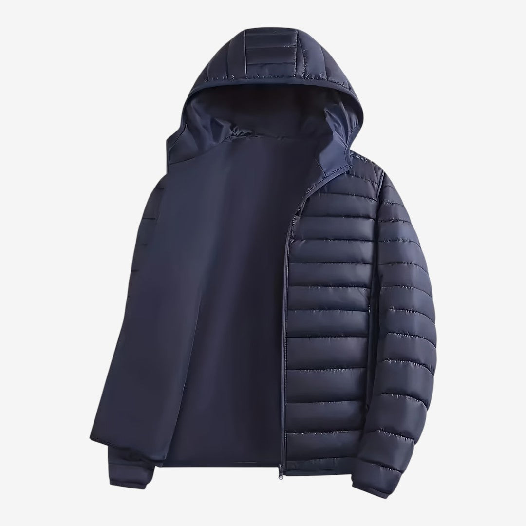 Herren Steppjacke mit Kapuze