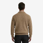 Pull en tricot pour hommes avec col polo