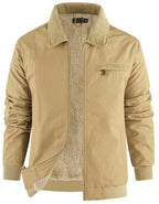 Veste bomber homme avec doublure polaire chaude