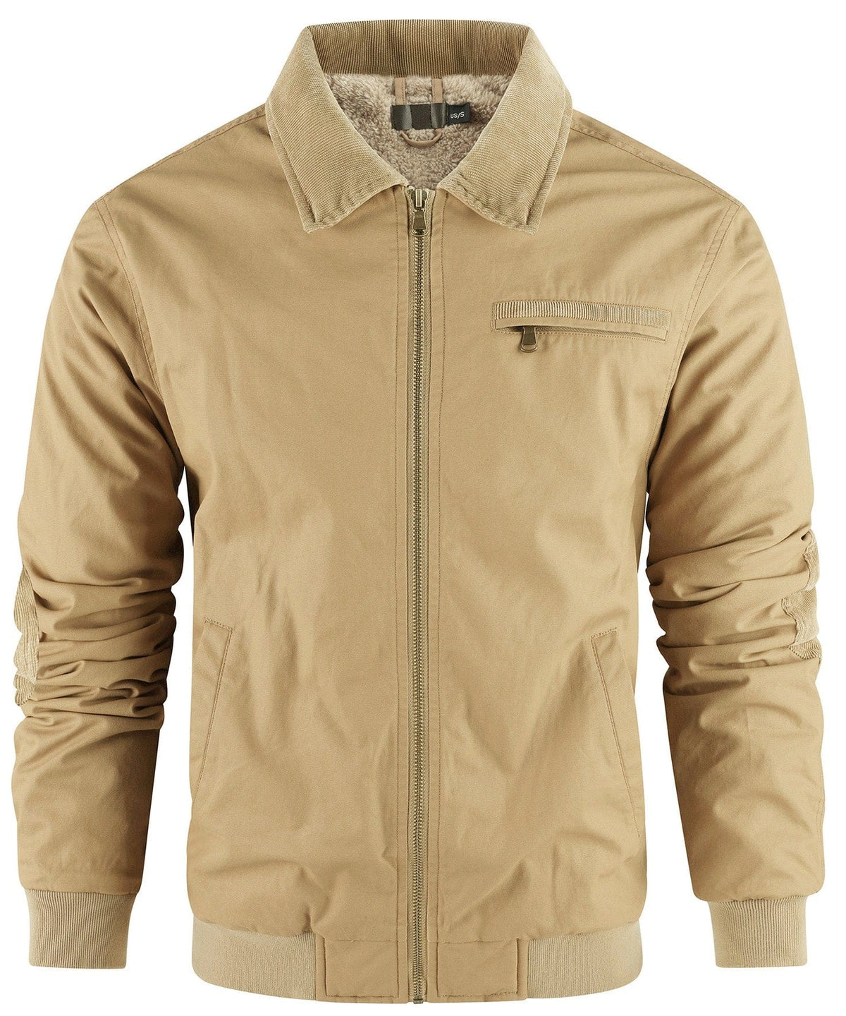 Veste bomber homme avec doublure polaire chaude