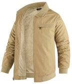 Veste bomber homme avec doublure polaire chaude