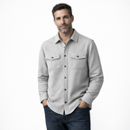 Heren Overshirt met twee borstzakken