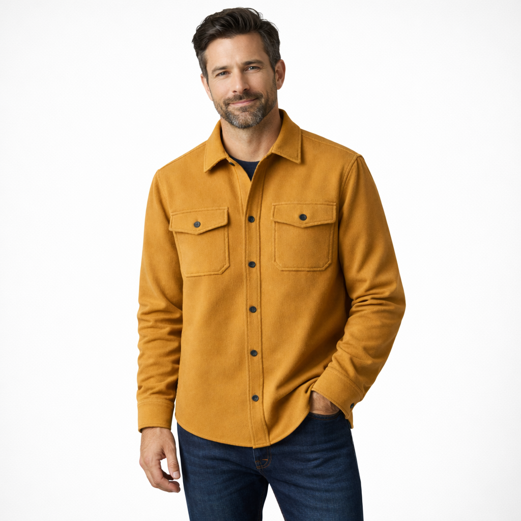Herren Overshirt mit zwei Brusttaschen