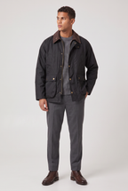 Herren Übergangsjacke mit Cordkragen