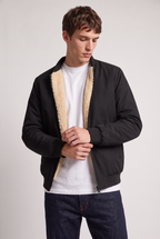 Herren Bomberjacke mit Fleecefutter