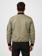 Veste bomber homme avec fermeture éclair