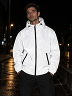 Herren Windjacke mit Kapuze und reflektierenden Details