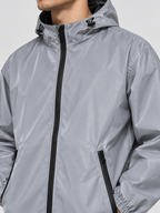 Herren Windjacke mit Kapuze und reflektierenden Details
