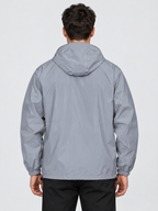 Herren Windjacke mit Kapuze und reflektierenden Details