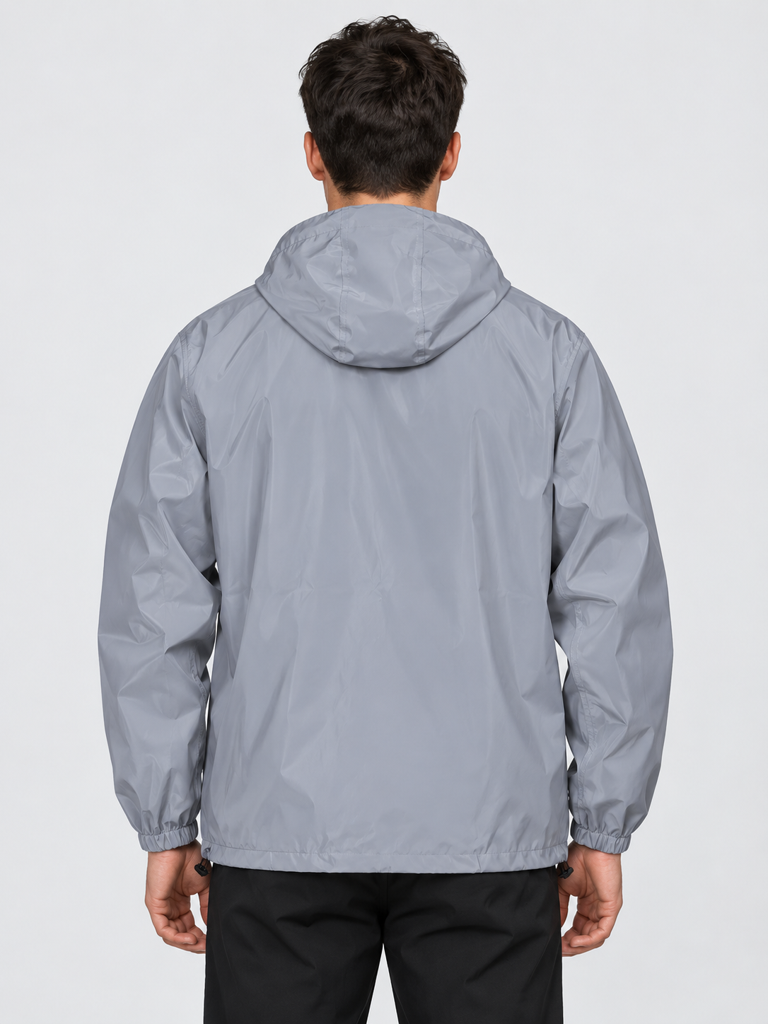 Herren Windjacke mit Kapuze und reflektierenden Details