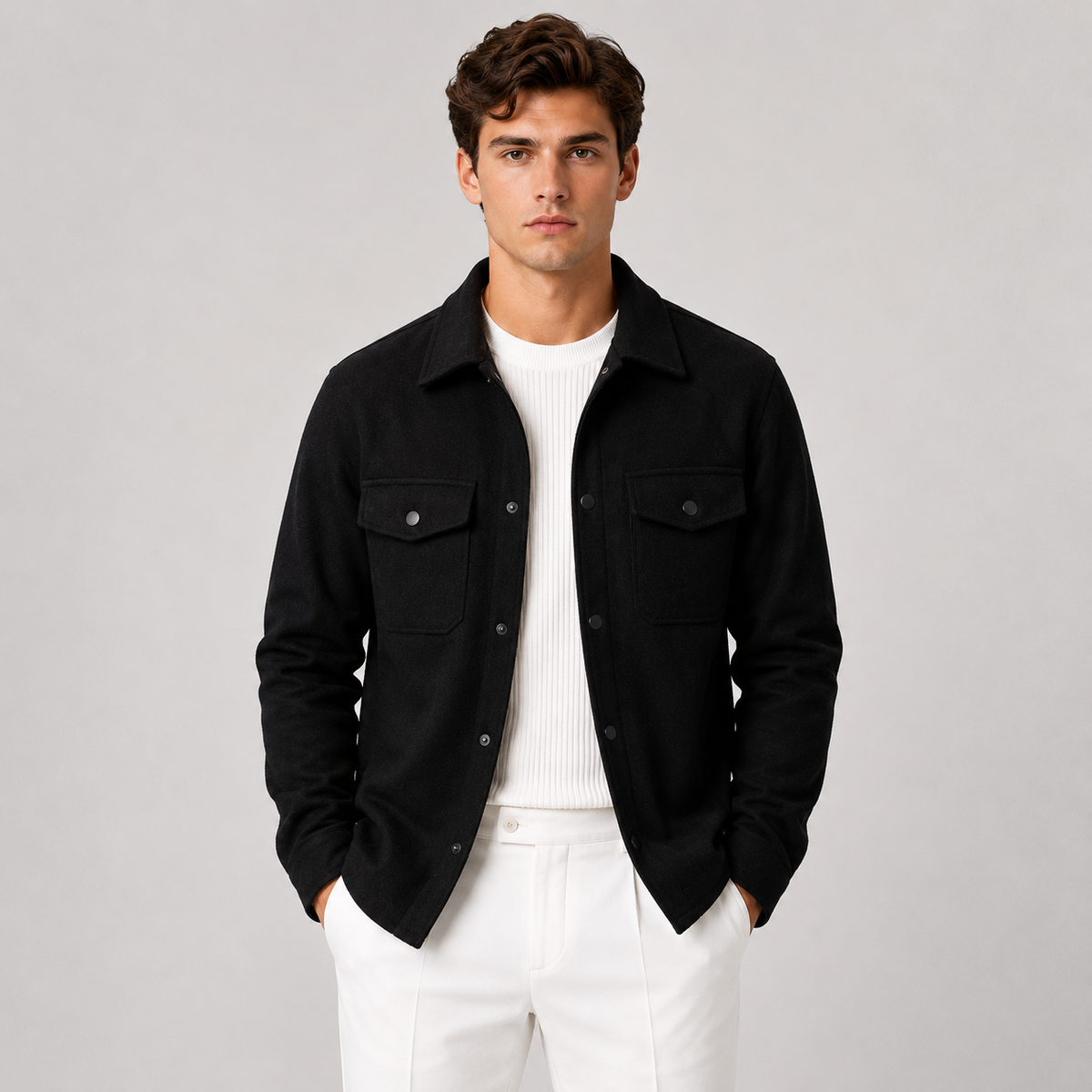 Leichte Herren Overshirt Jacke