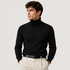 Herren Rollkragenpullover aus weichem Strick