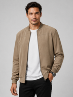 Veste bomber légère pour homme avec fermeture éclair