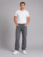 Heren Jeans Regular Fit Straight Leg Denim
