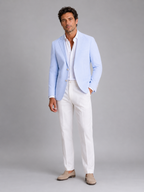 Blazer homme à motif rayé et col à revers