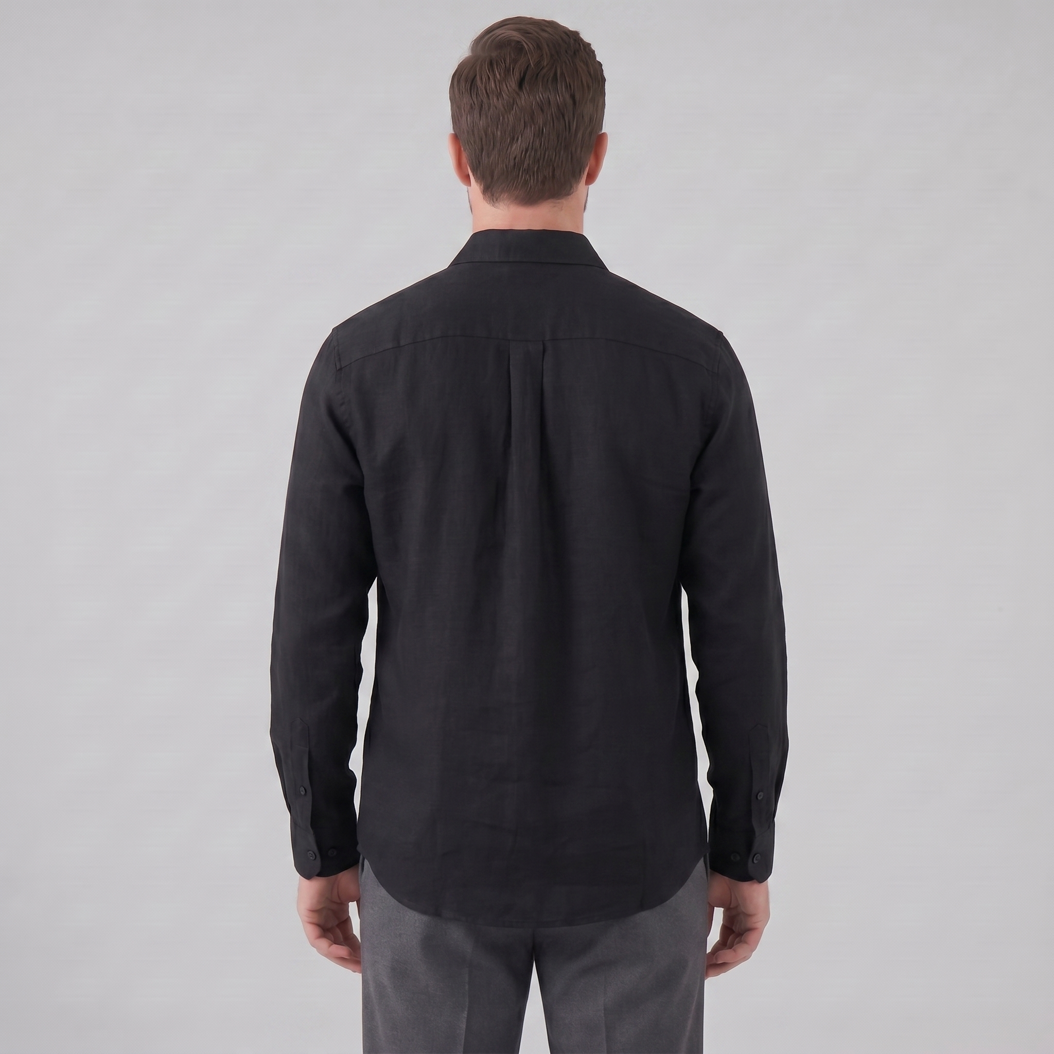 Herren Sommerhemd mit Knopfleiste