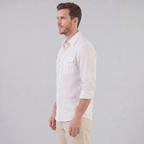 Herren Sommerhemd mit Knopfleiste