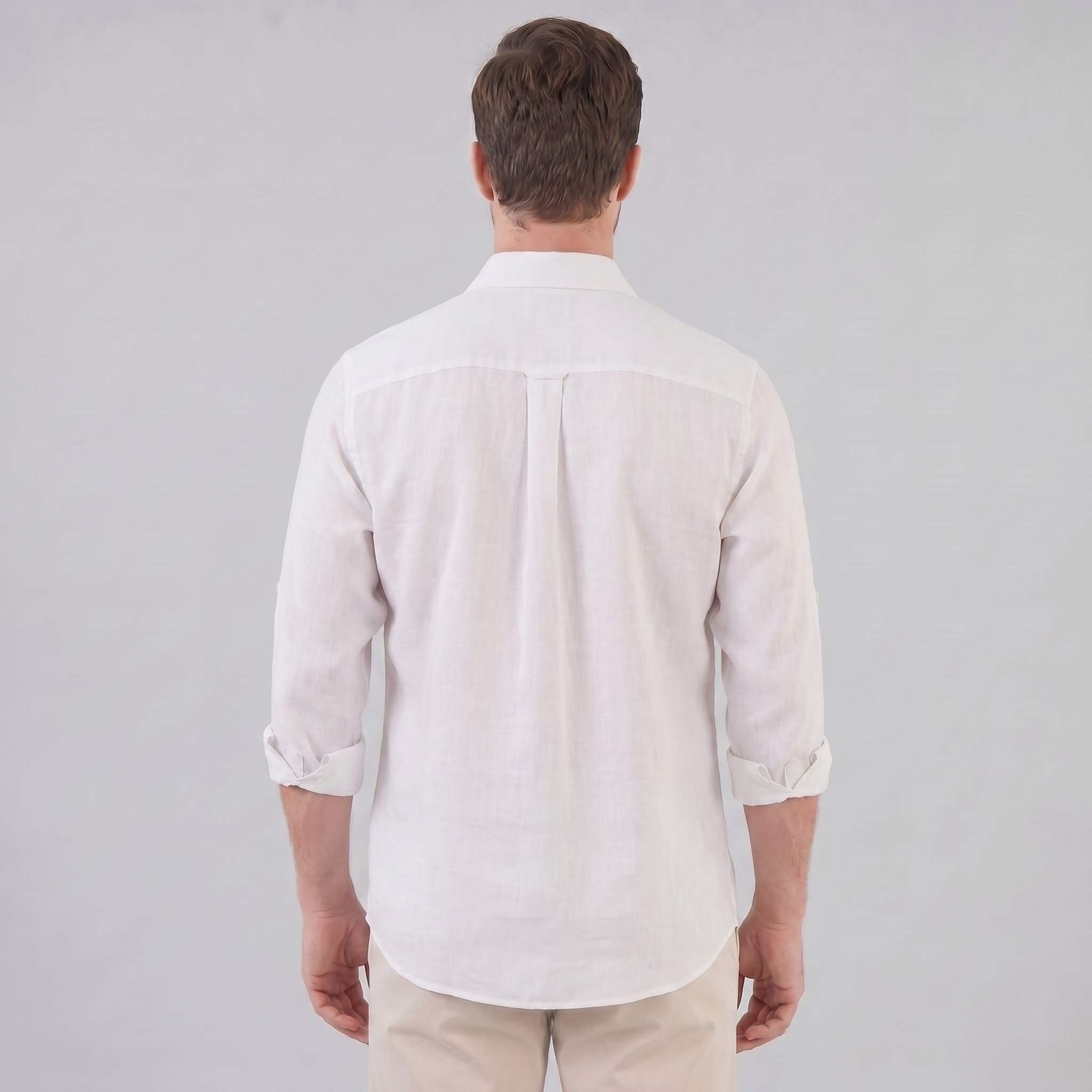 Herren Sommerhemd mit Knopfleiste
