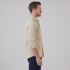 Herren Sommerhemd mit Knopfleiste
