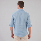 Herren Sommerhemd mit Knopfleiste