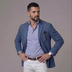 Lockerer Herren-Leinenblazer