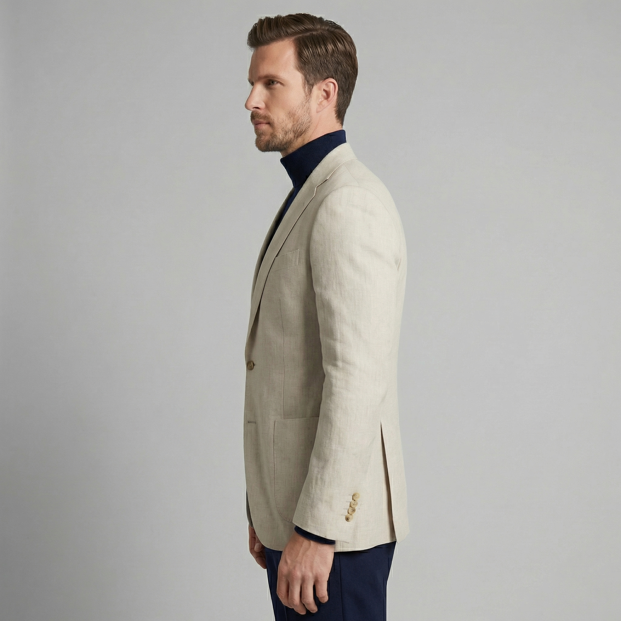 Eleganter Herren-Leinenblazer