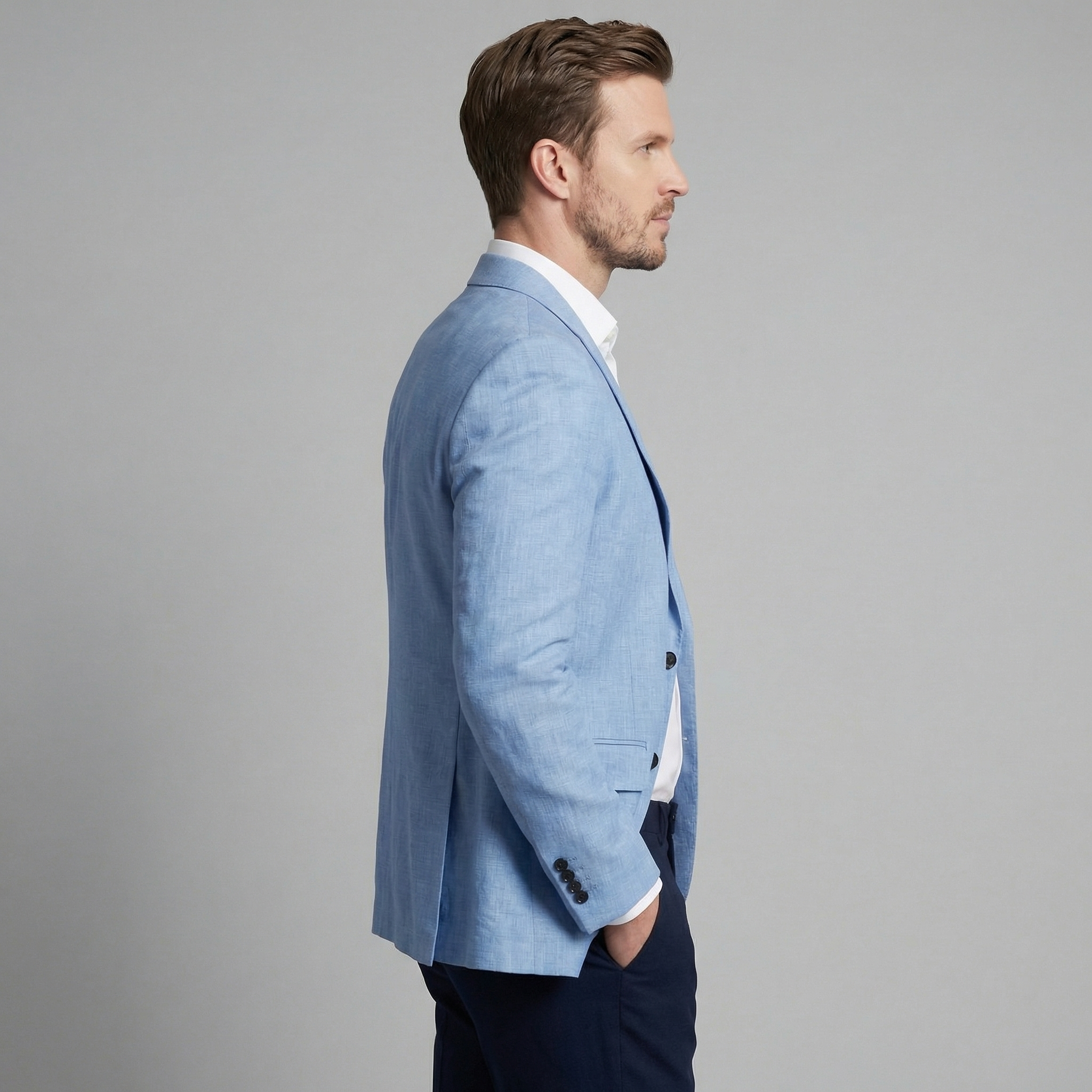 Eleganter Herren-Leinenblazer