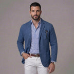 Lockerer Herren-Leinenblazer