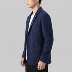 Herren-Jacke im Casual-Stil mit Tailored-Fit-Schnitt