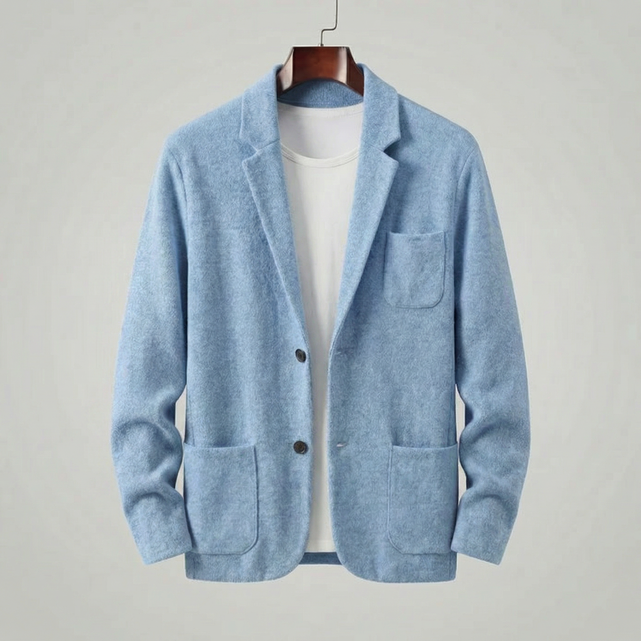 Herren-Jacke im Casual-Stil mit Tailored-Fit-Schnitt