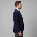Herren-Blazer aus Cord mit passender Weste