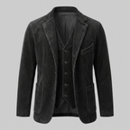 Herren-Blazer aus Cord mit passender Weste