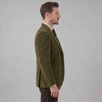 Herren-Blazer aus Cord mit passender Weste