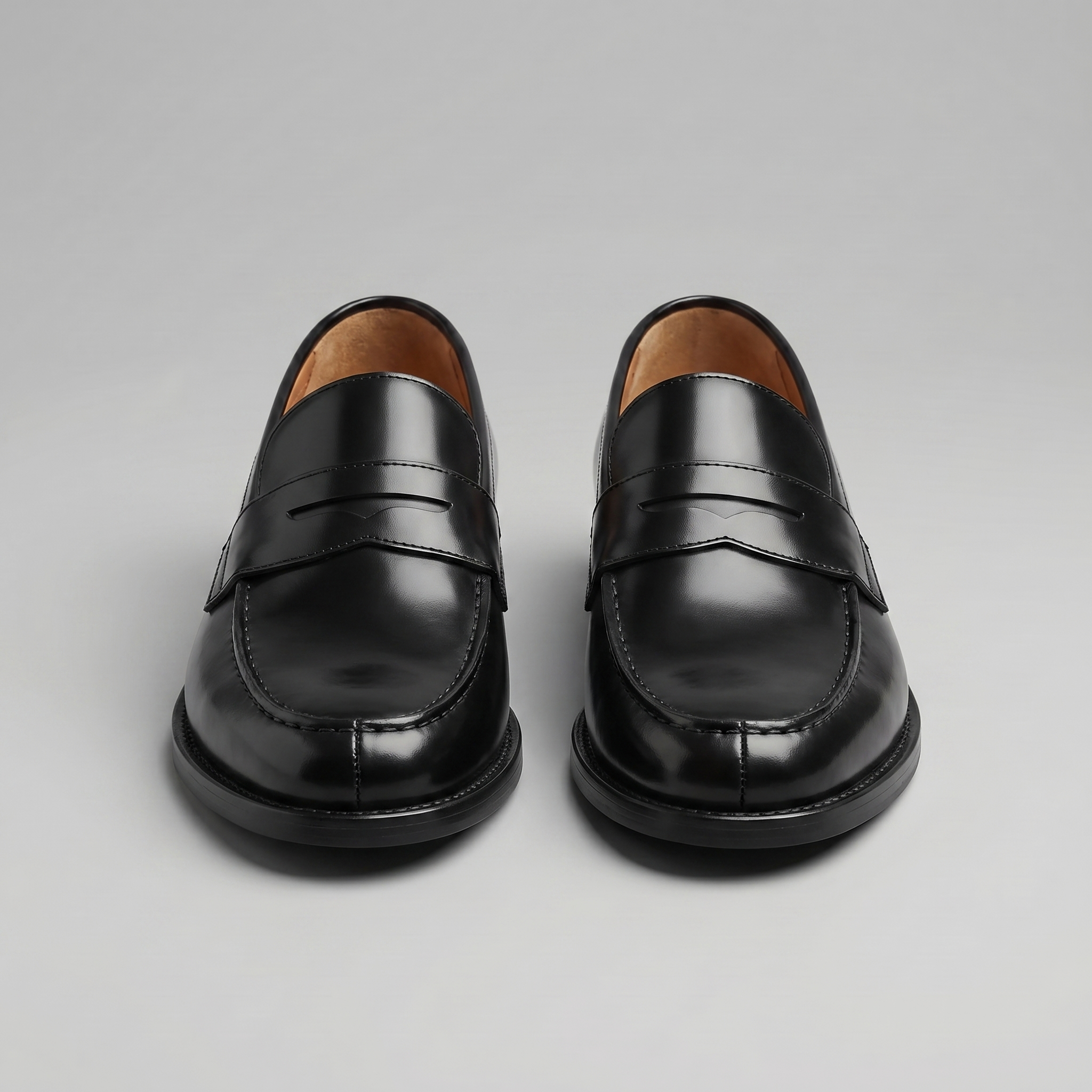 Klassische Leder Penny Loafers für Herren