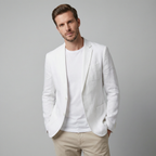 Eleganter Herrenblazer Herren-Leinenblazer