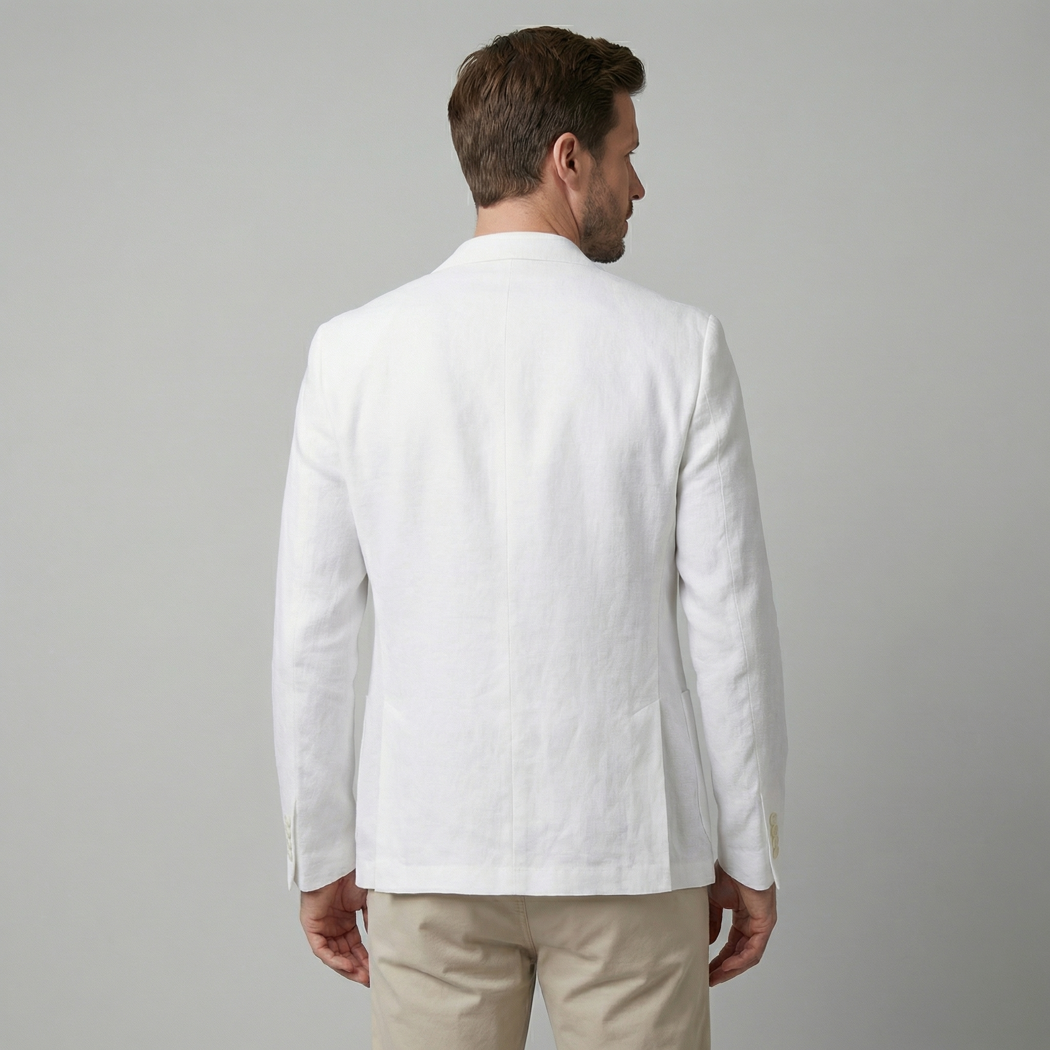 Eleganter Herrenblazer Herren-Leinenblazer