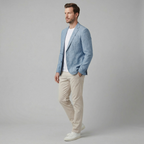 Eleganter Herrenblazer Herren-Leinenblazer
