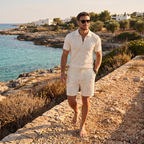Herren Sommer-Set mit Poloshirt & Shorts