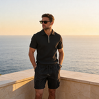 Herren Sommer-Set mit Poloshirt & Shorts