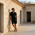 Herren Sommer-Set mit Poloshirt & Shorts