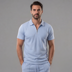 Casual Herren Poloshirt & Shorts Set