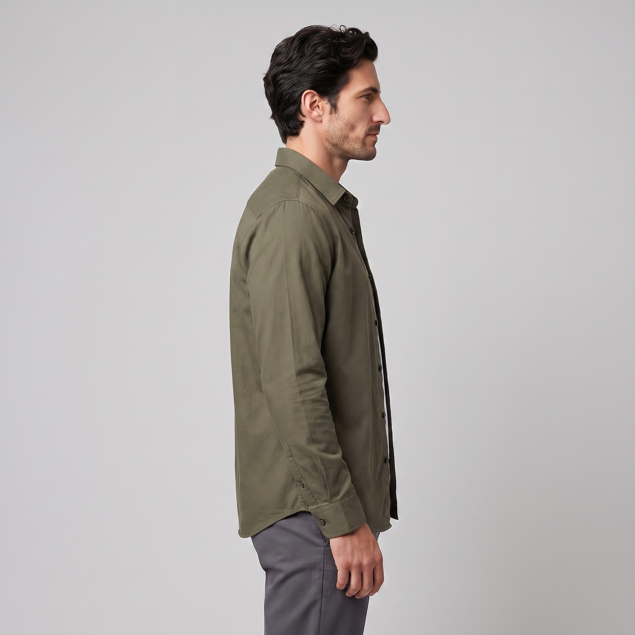 Lässiges Herbst-Overshirt aus Viskose für Herren