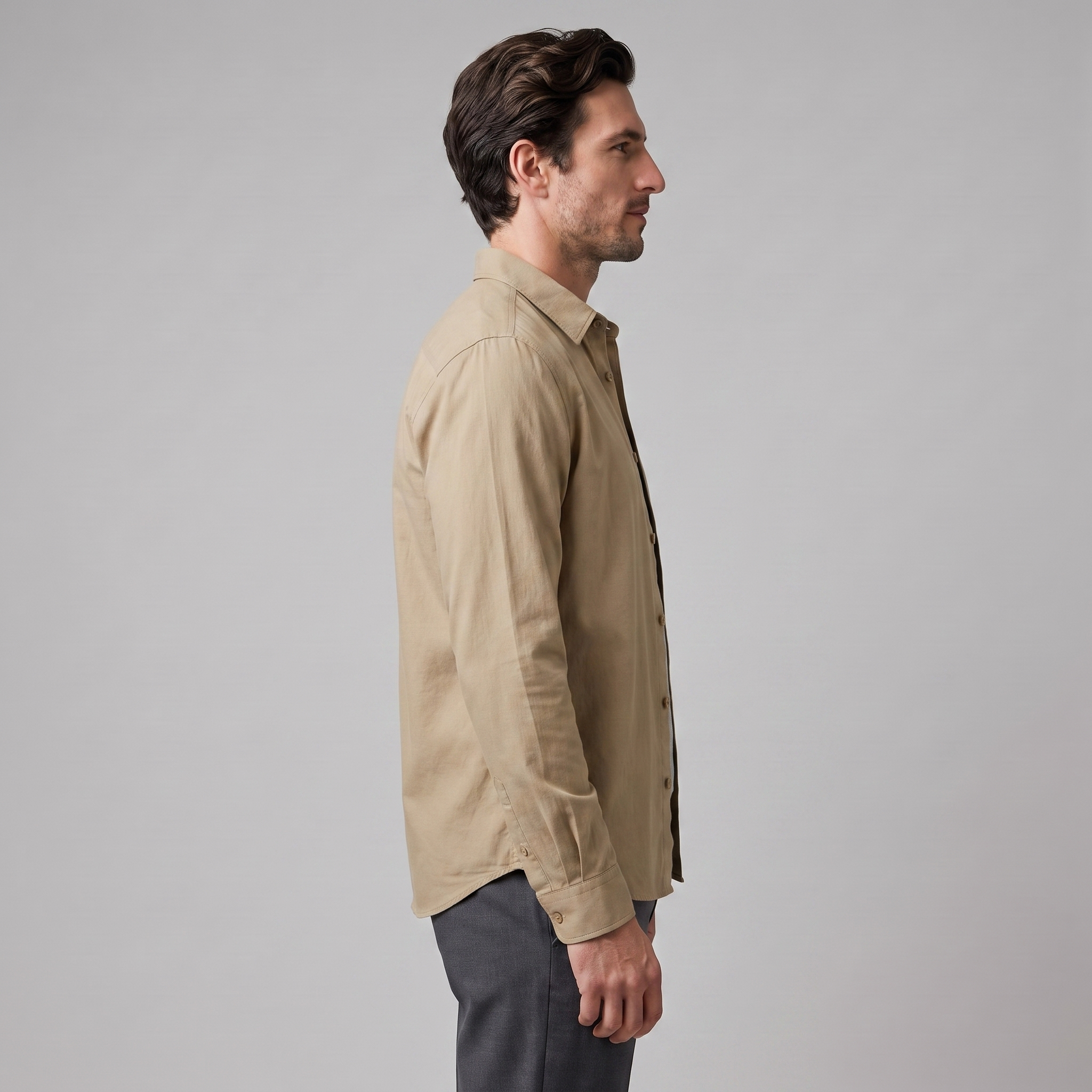 Lässiges Herbst-Overshirt aus Viskose für Herren