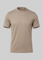 Glänzendes T-Shirt mit Rundhalsausschnitt für Herren
