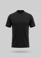 Glänzendes T-Shirt mit Rundhalsausschnitt für Herren