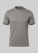 Glänzendes T-Shirt mit Rundhalsausschnitt für Herren