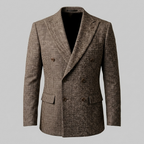 Slim-Fit-Blazer mit Zweireiher-Schliessung für Herren